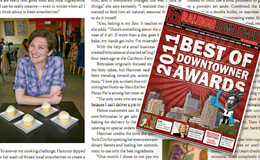bittycakes article - raleigh downtowner 2011